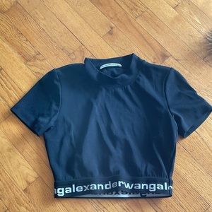 Alexander wang black tshirt size S